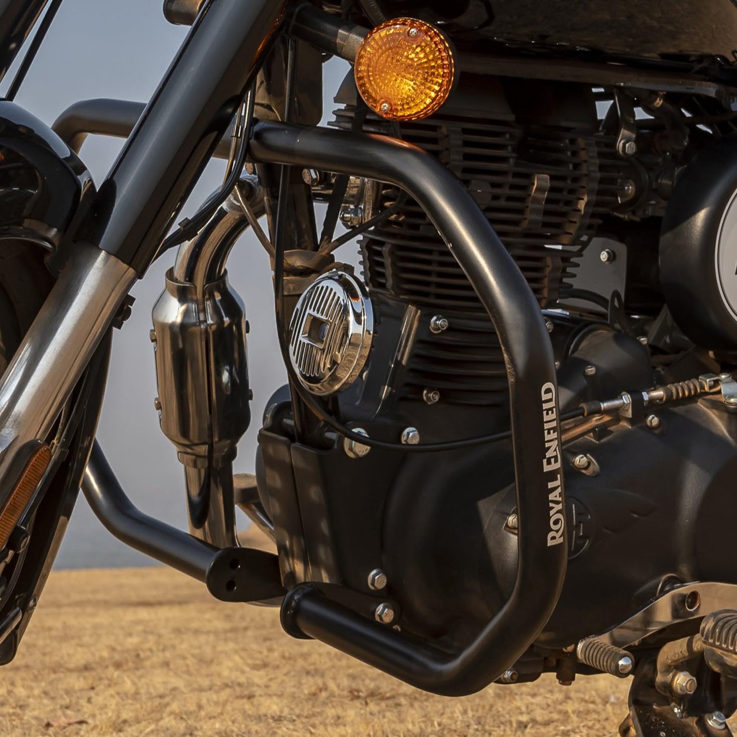 Octagon Engine Guard (Black) (Before Sept 21 Models)