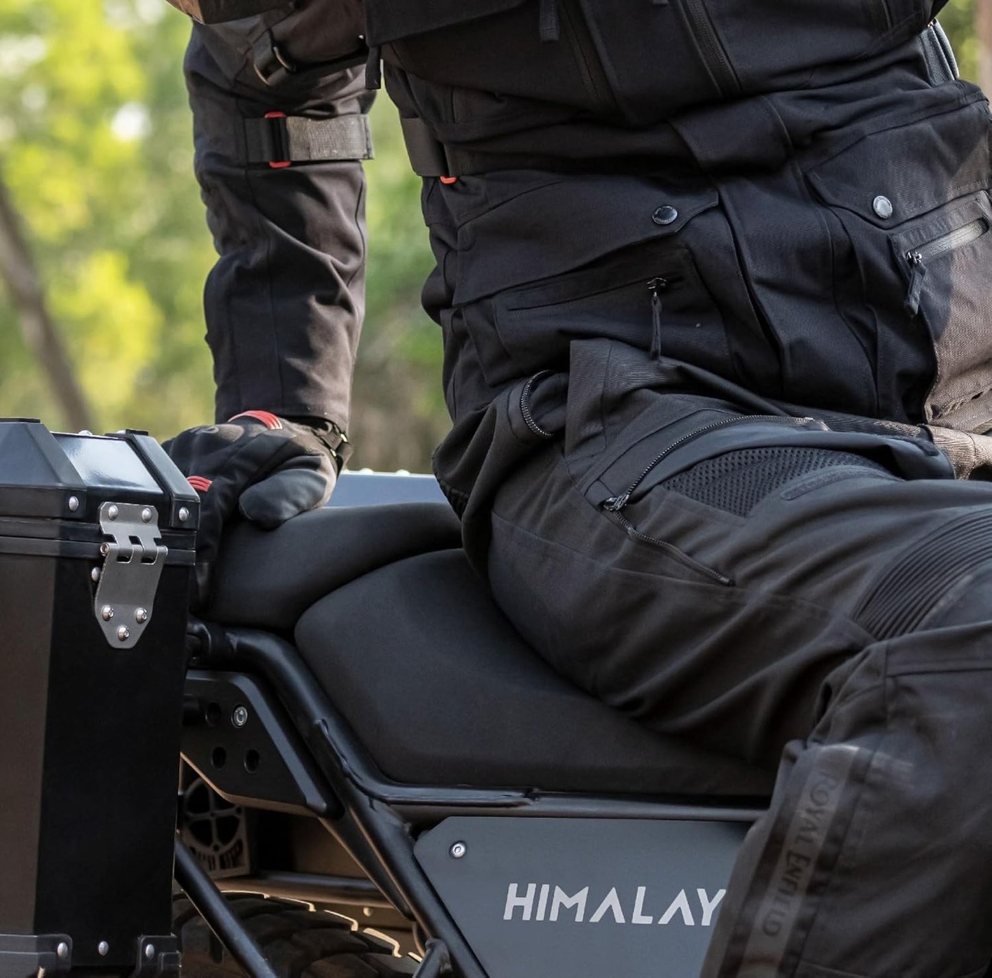 Black Touring Rider Seat
