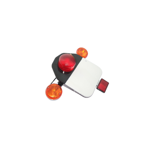 Rear Number Plate (White)