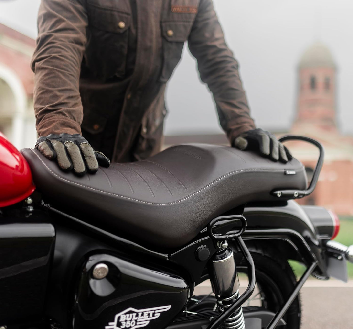 Brown Low Ride Dual Seat