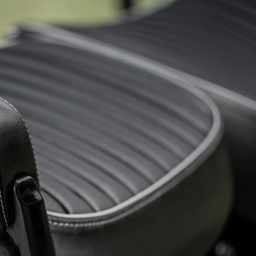 Black Touring Passenger Seat