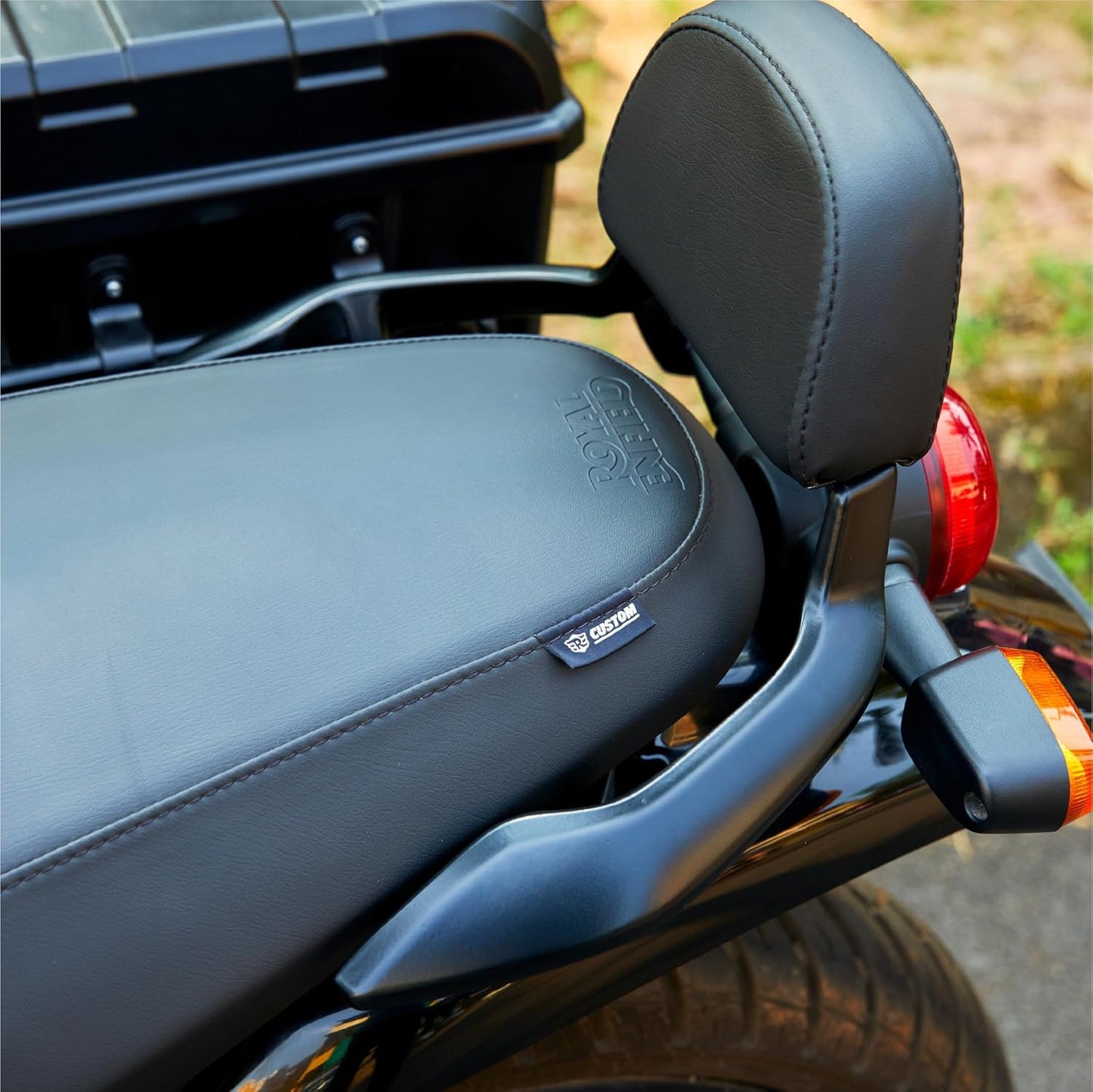 Black Passenger Backrest Mounts