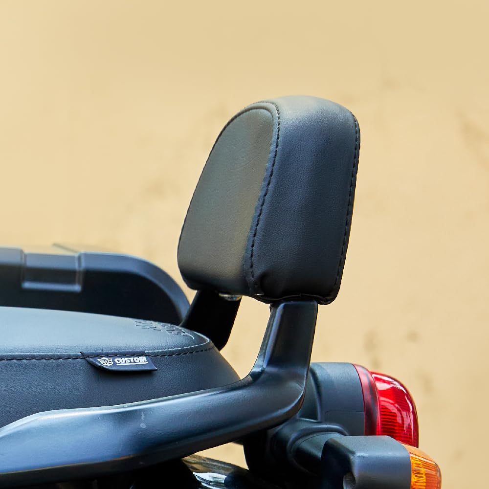 Black Passenger Backrest Pad