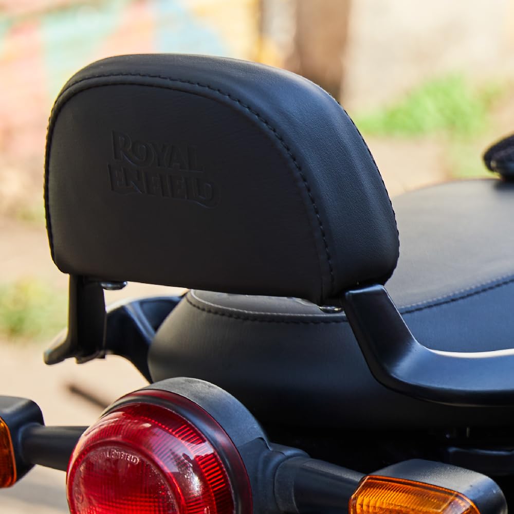 Black Passenger Backrest Pad