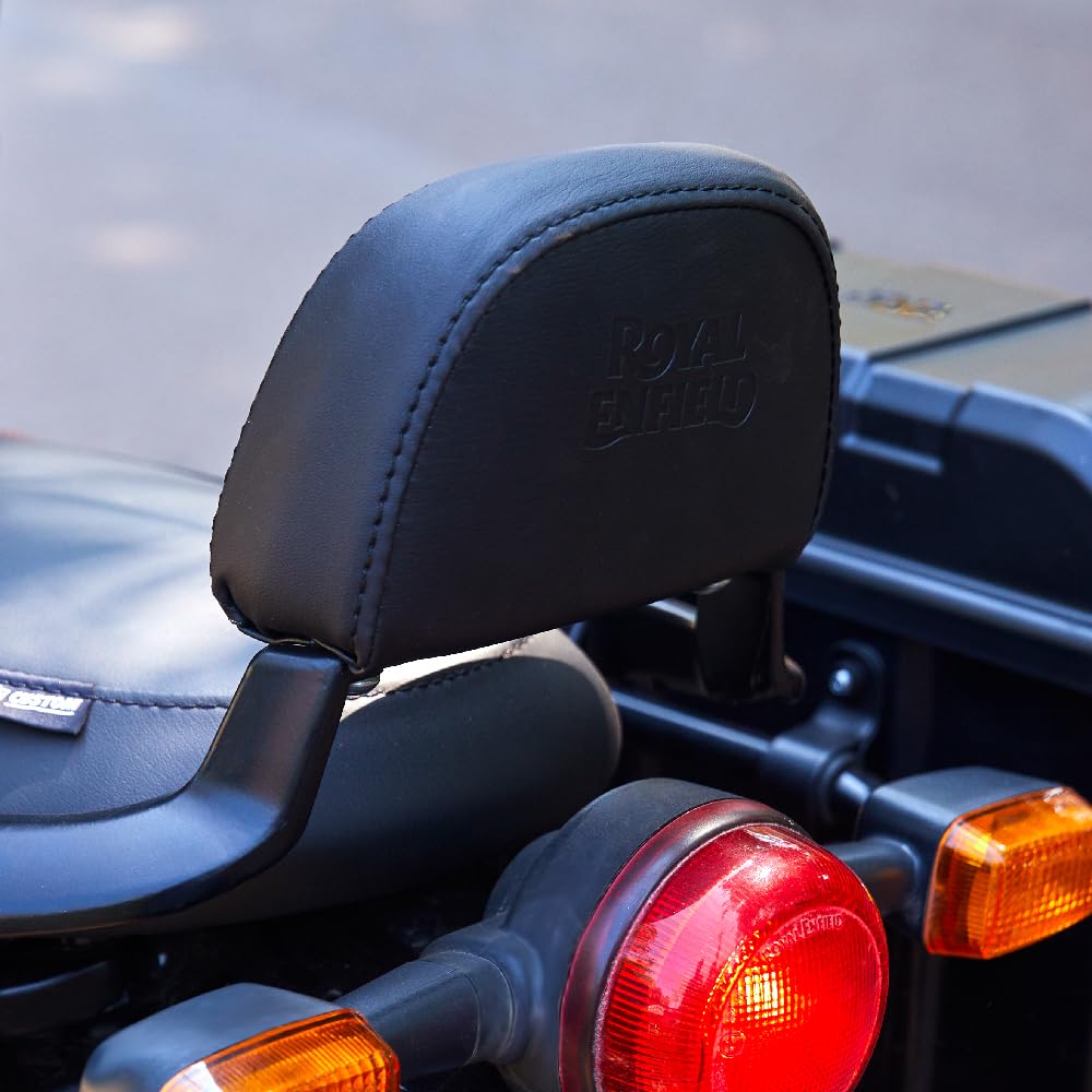 Black Passenger Backrest Pad