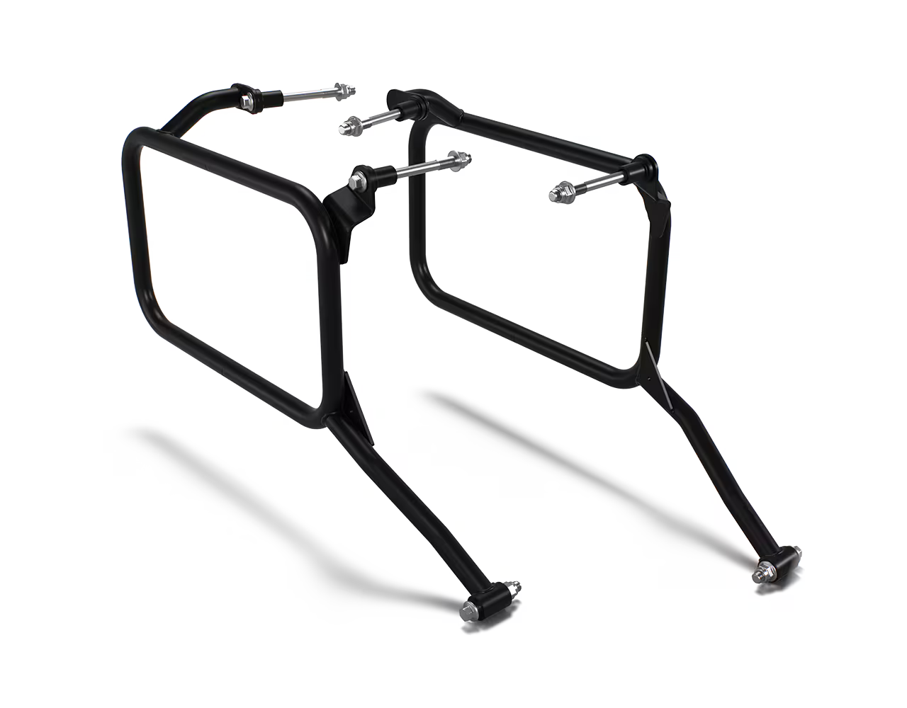 Black Adventure Pannier Rails