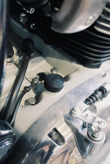 Silver Oil Filler Cap