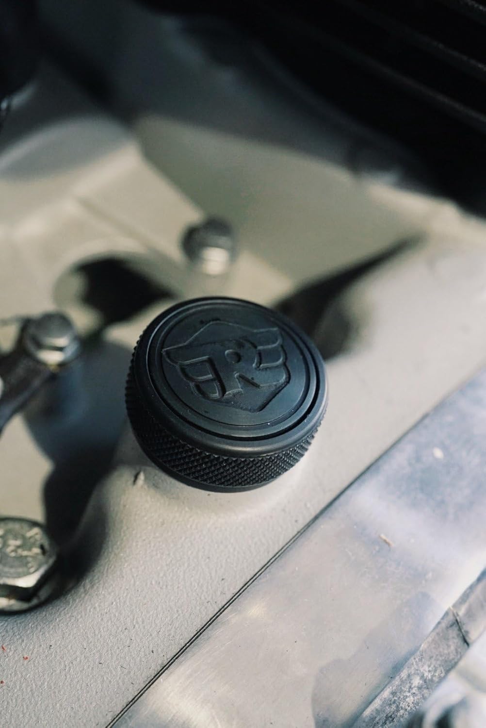 Silver Oil Filler Cap