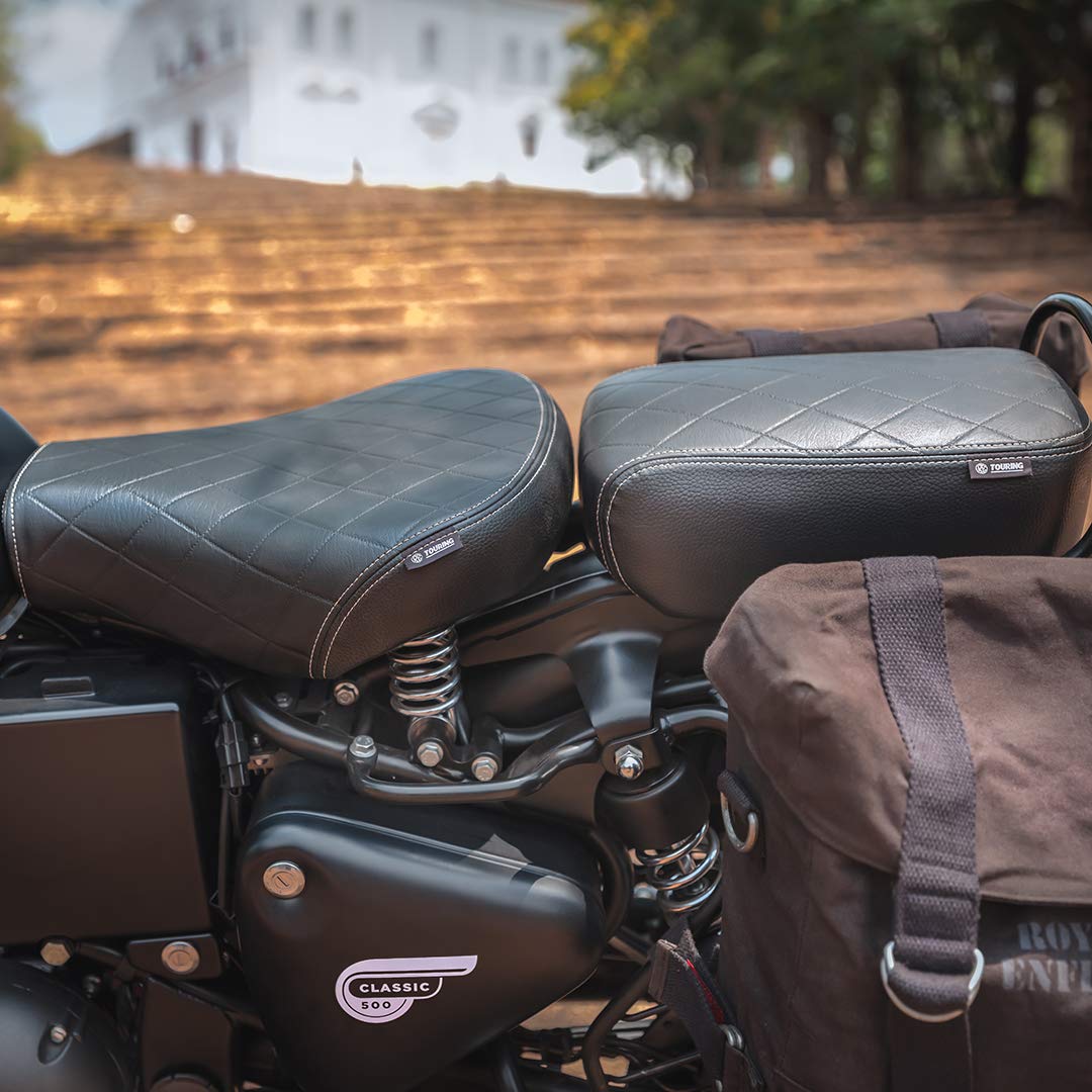 Black Touring Rider Seat