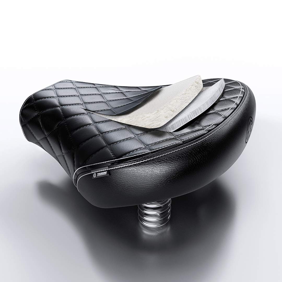 Black Touring Rider Seat