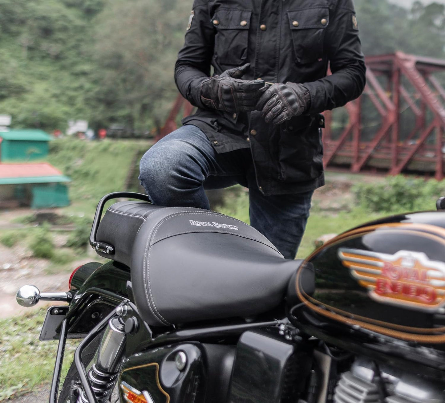 Black Touring Dual Seat