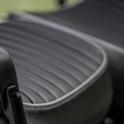 Black Touring Passenger Seat