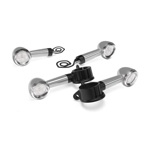 Silver LED Indicators