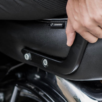 Black Passenger Backrest Mounts