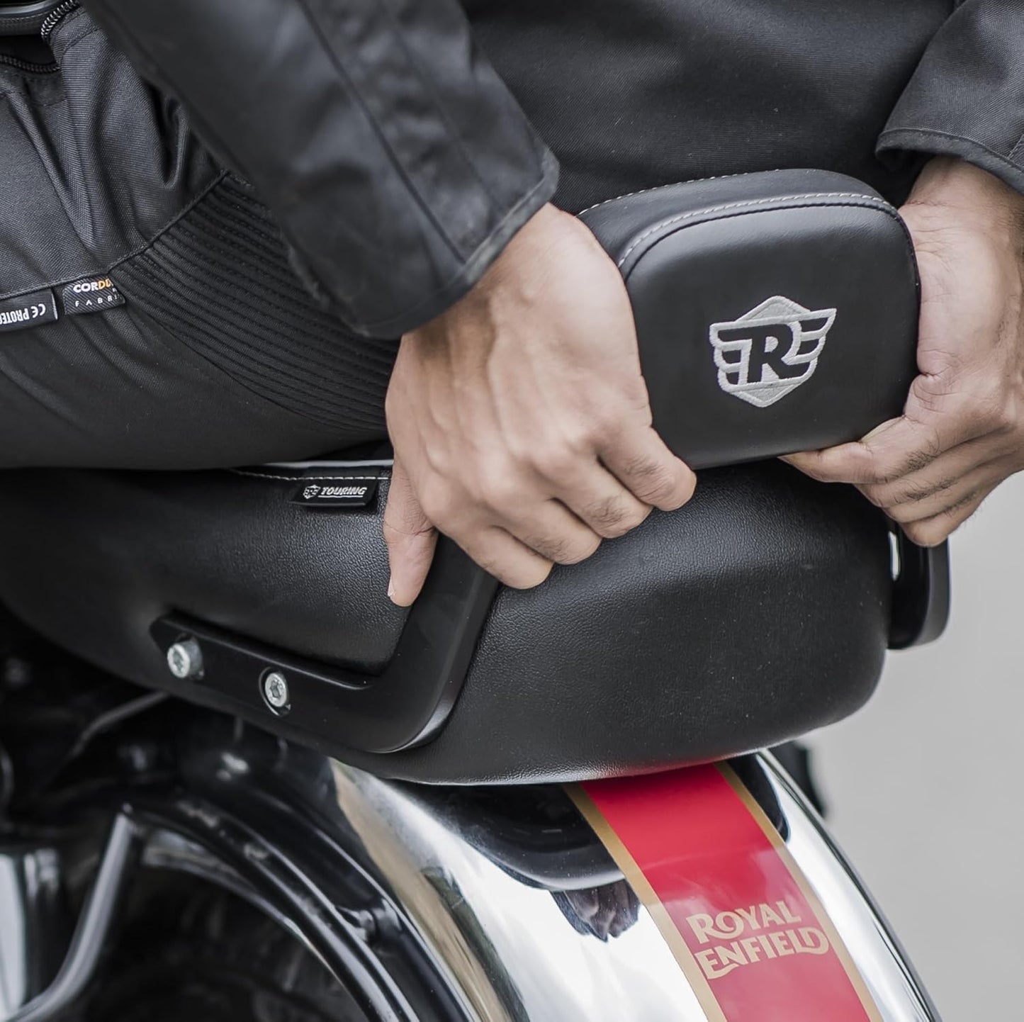 Black Passenger Backrest Mounts