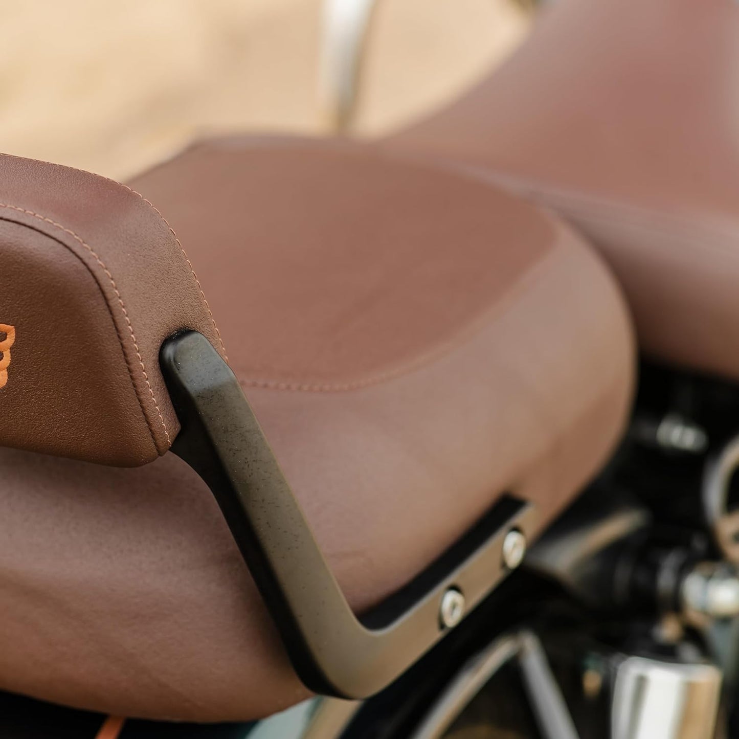 Black Passenger Backrest Mounts
