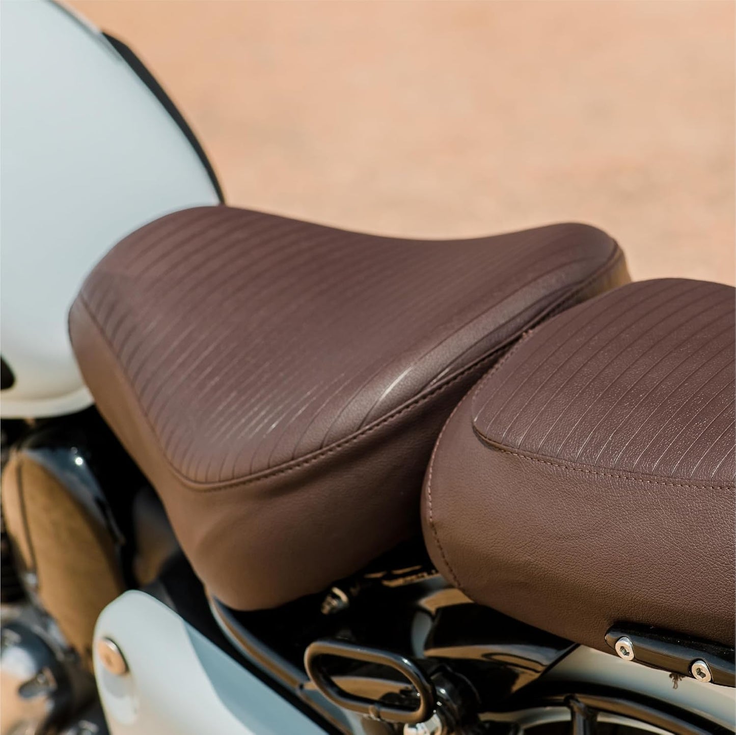 Brown Pleated Seat Covers