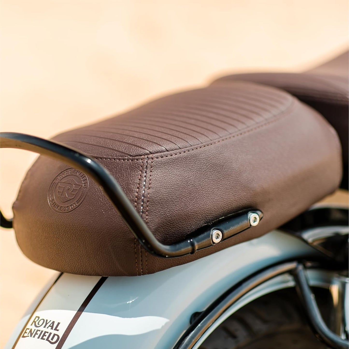 Brown Pleated Seat Covers