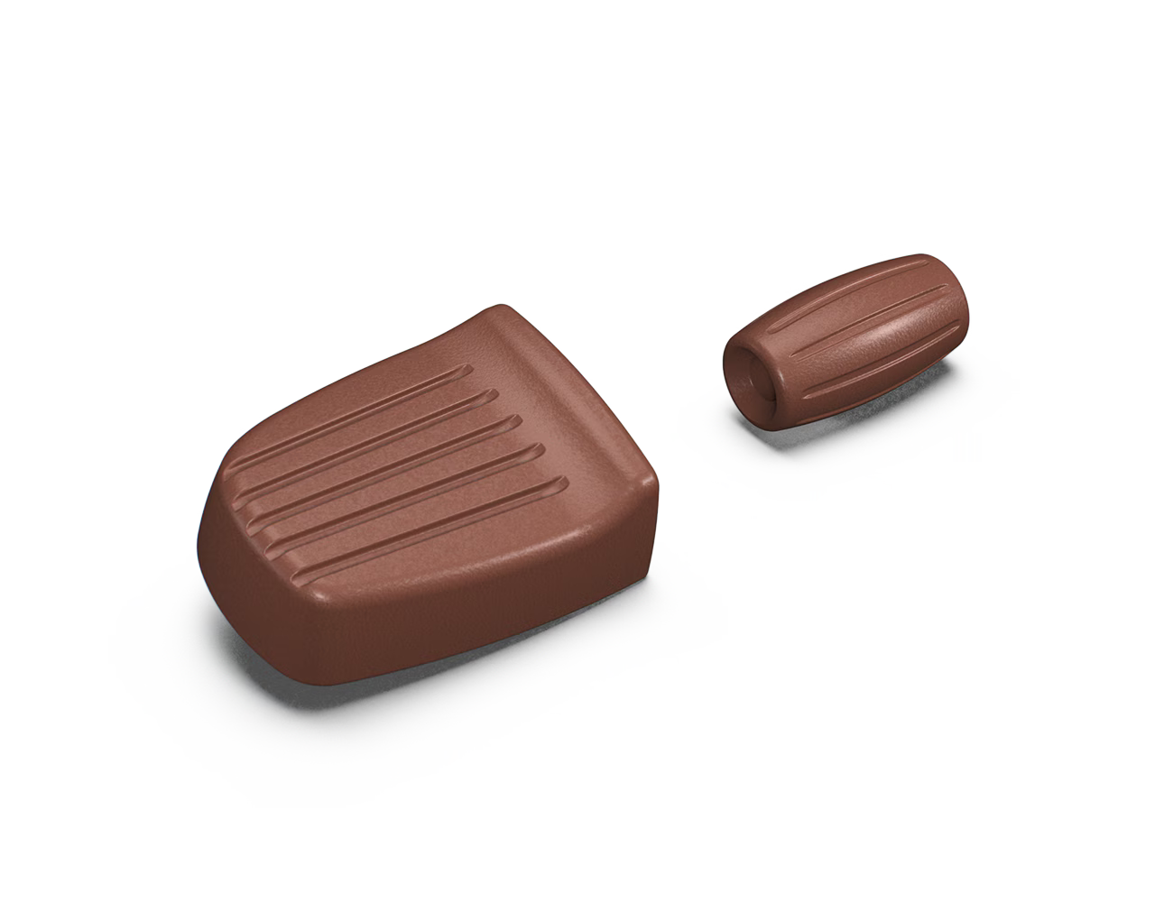 Brown Foot Control Rubbers