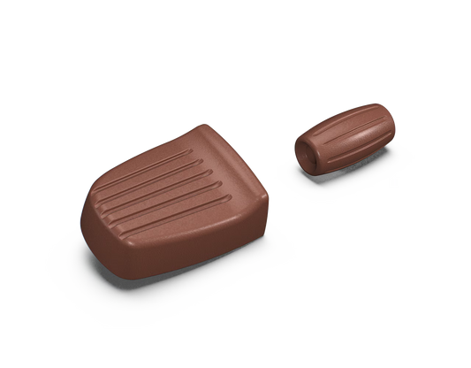 Brown Foot Control Rubbers