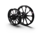Black Style 1 Alloy Wheels-Dual-Bis