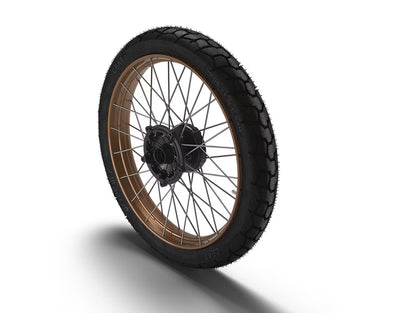 Gold Tubeless Spoked Wheels