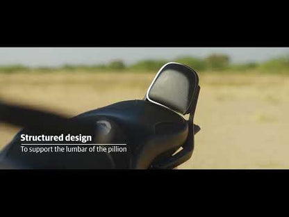 Black Passenger Backrest Pad