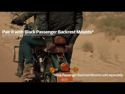 Brown Passenger Backrest Pad