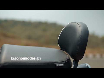 Black Passenger Backrest Pad