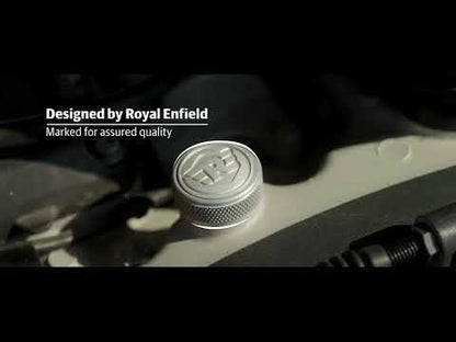 Silver Oil Filler Cap