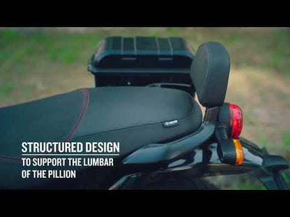 Black Passenger Backrest Pad